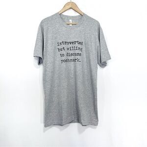 Introverted But Willing to Discuss Poshmark Tee Unisex L